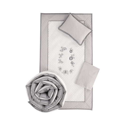 Juego de Cuna Medallón Selva gris