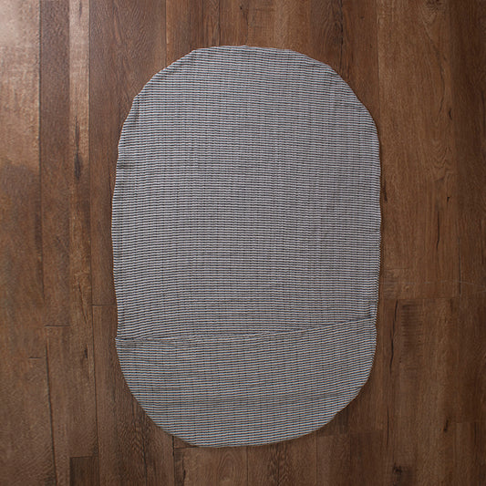 Funda Nido Muselina Rayita Negra