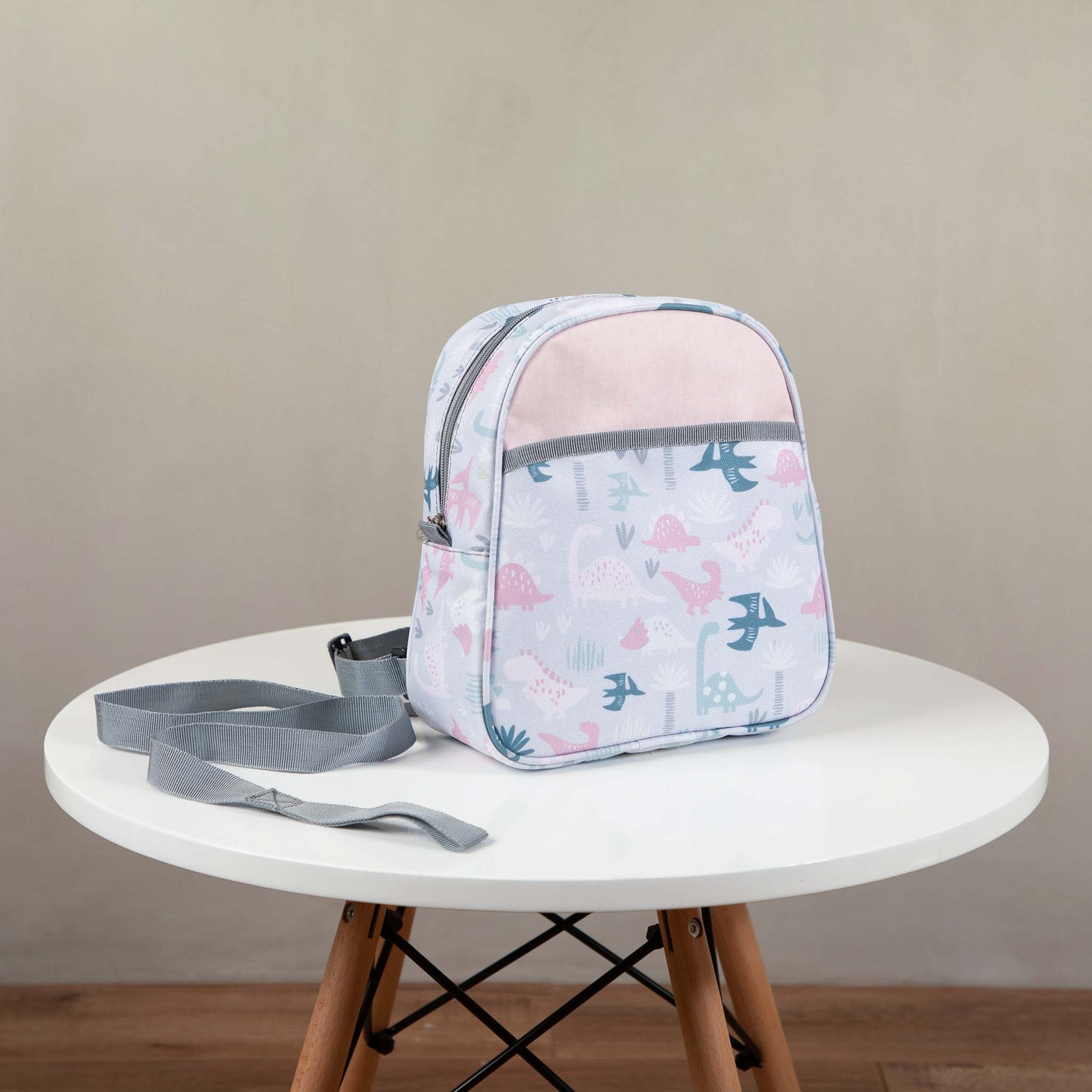 Mochila con Correa Dinosaurios Rosa