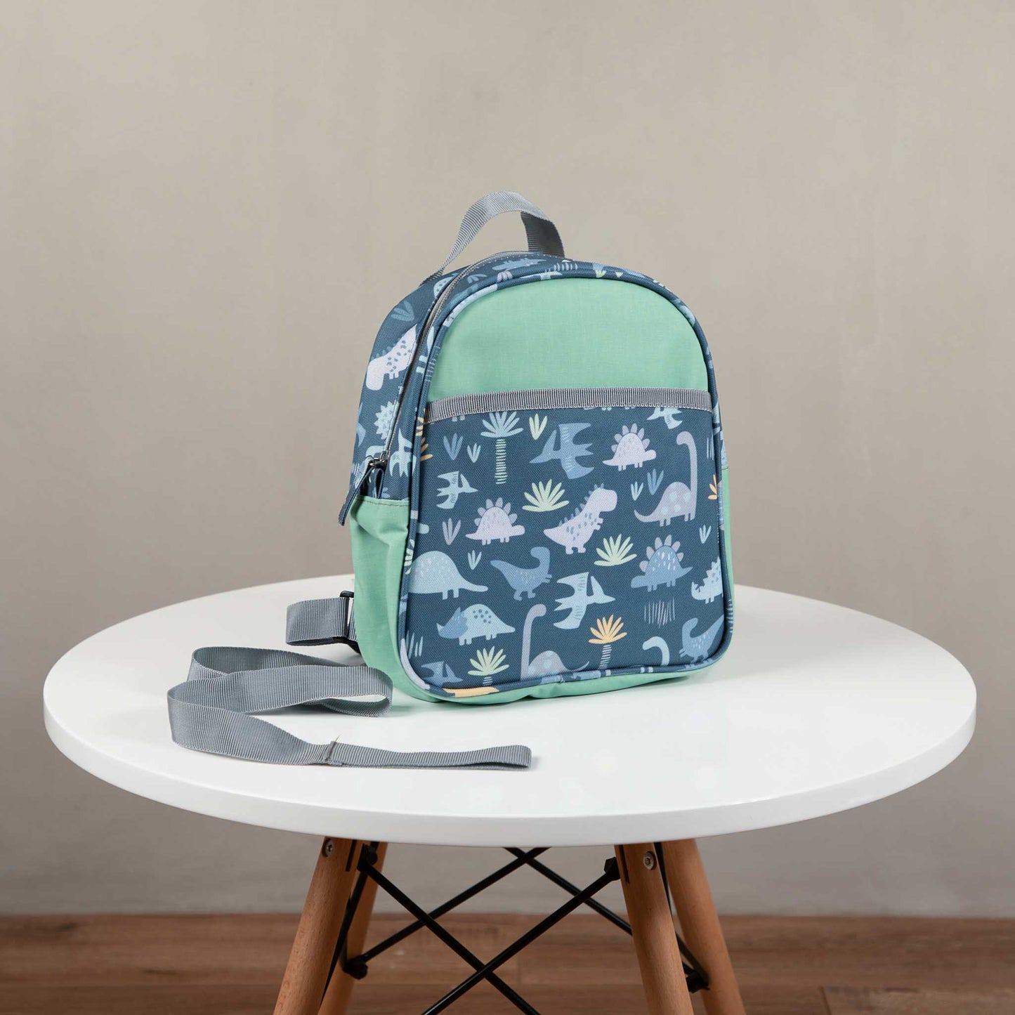 Mochila con Correa Dinosaurios Verde