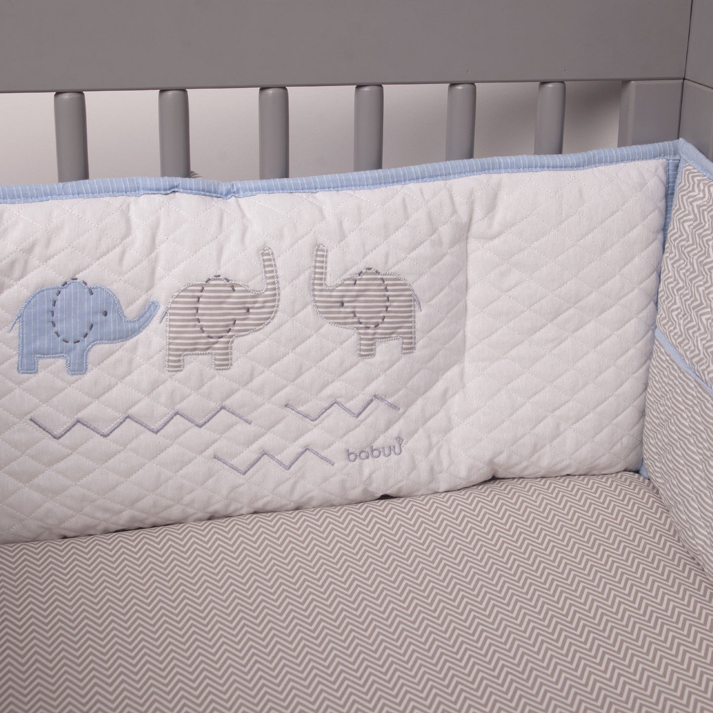 Juego de Cuna Elefante azul