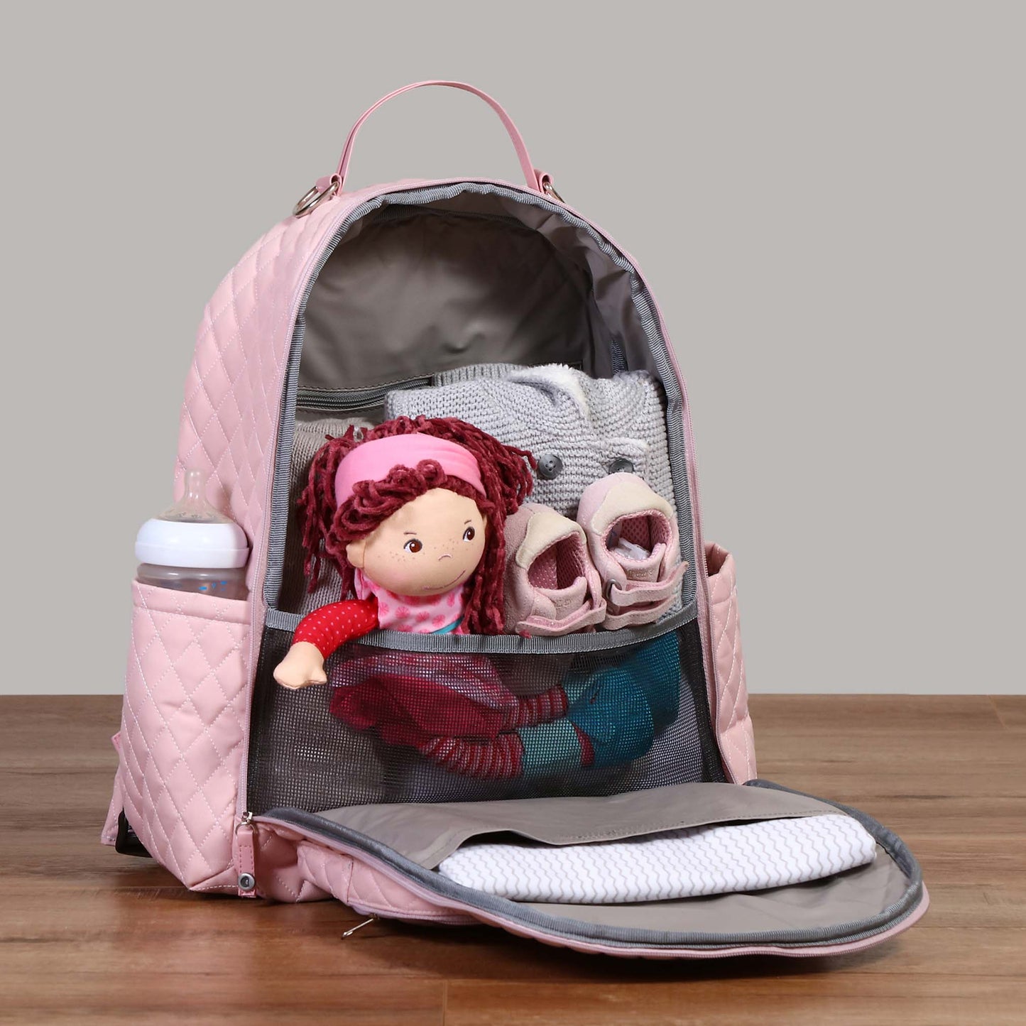 Pañalera para Bebé Rosa - Back Pack