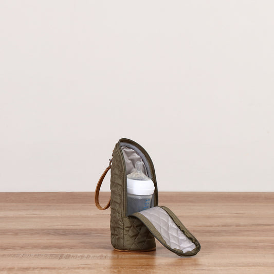 Portabiberón Verde Militar térmico