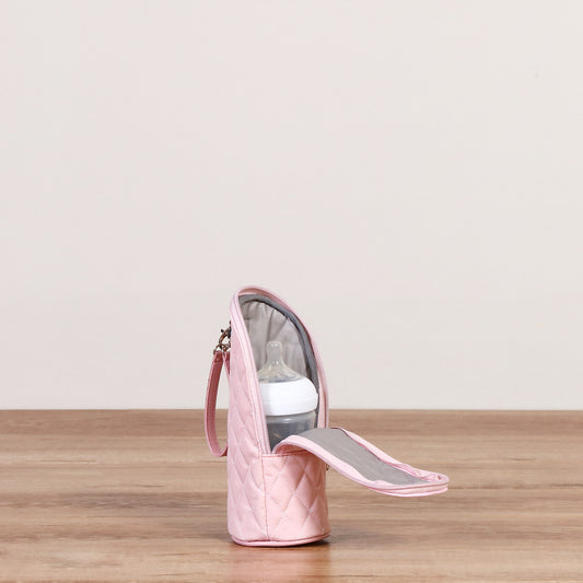 Portabiberón Rosa térmico