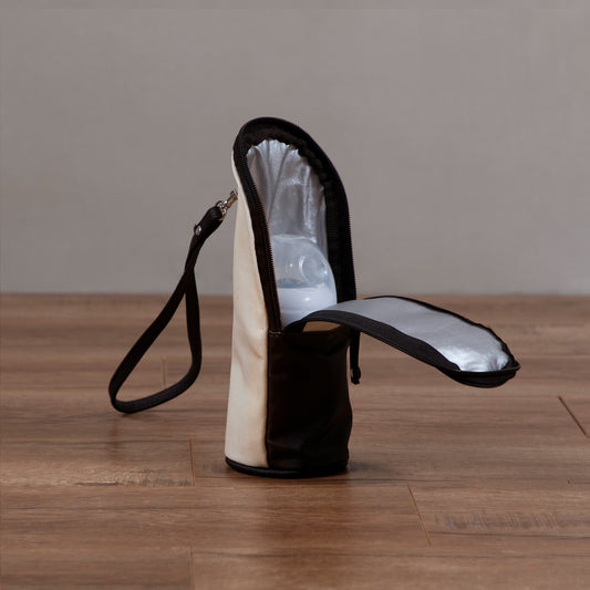 Portabiberón Beige Plastificado