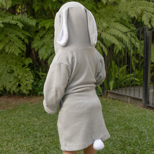 Bata Conejo Gris 12-36 meses