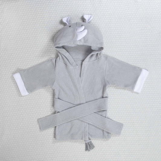 Bata de baño para bebé Rinoceronte Gris Babuu Baby ®