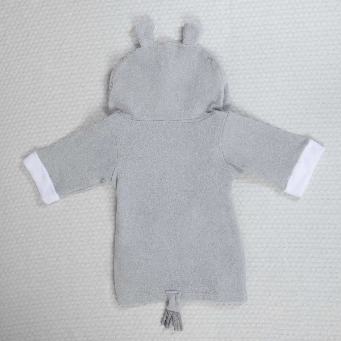 Bata de baño para bebé Rinoceronte Gris Babuu Baby ®