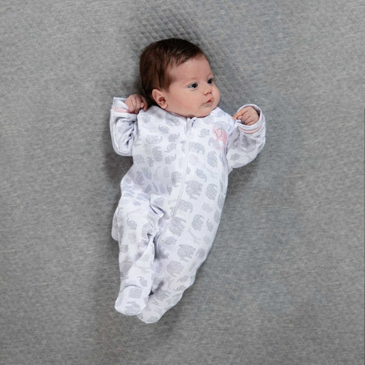 Mameluco Camiseta Elefante Rosa