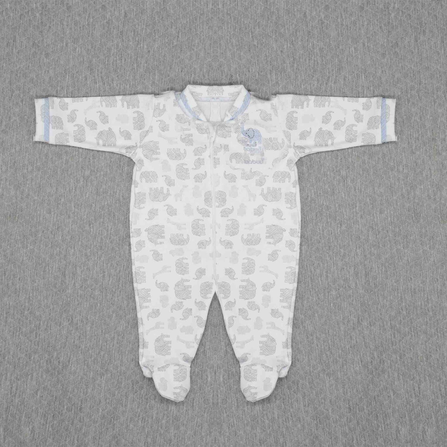 Mameluco Camiseta Elefante Azul