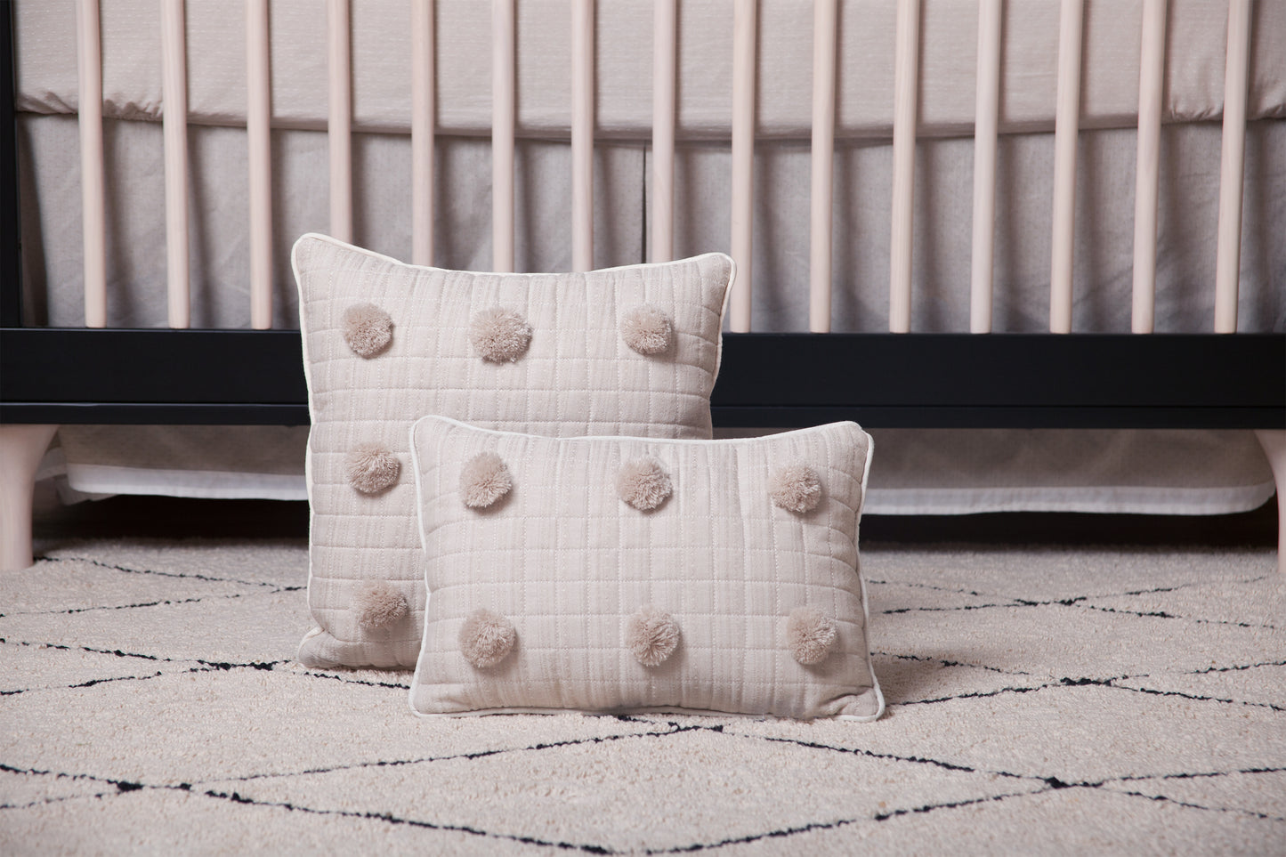 Cojín decorativo cuadrado Beige India