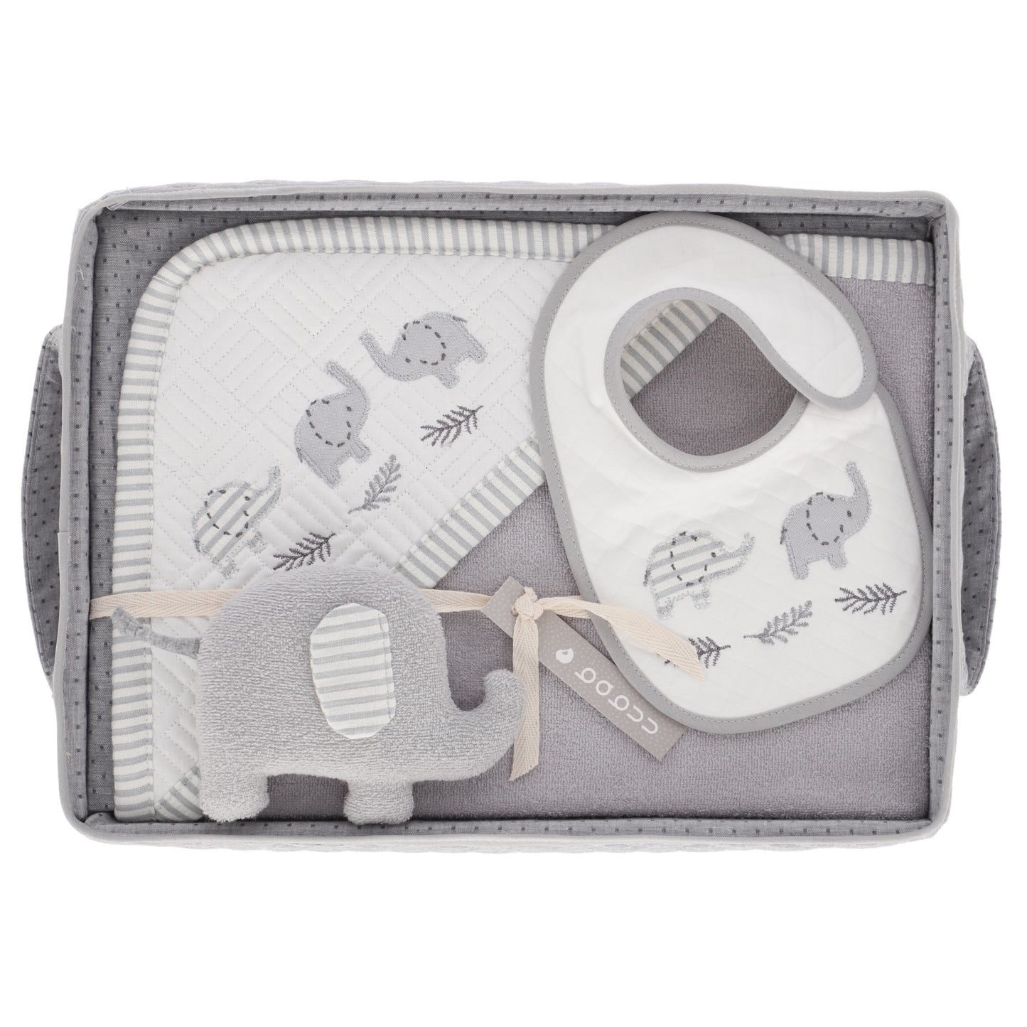 Cesto Baño Elefante gris
