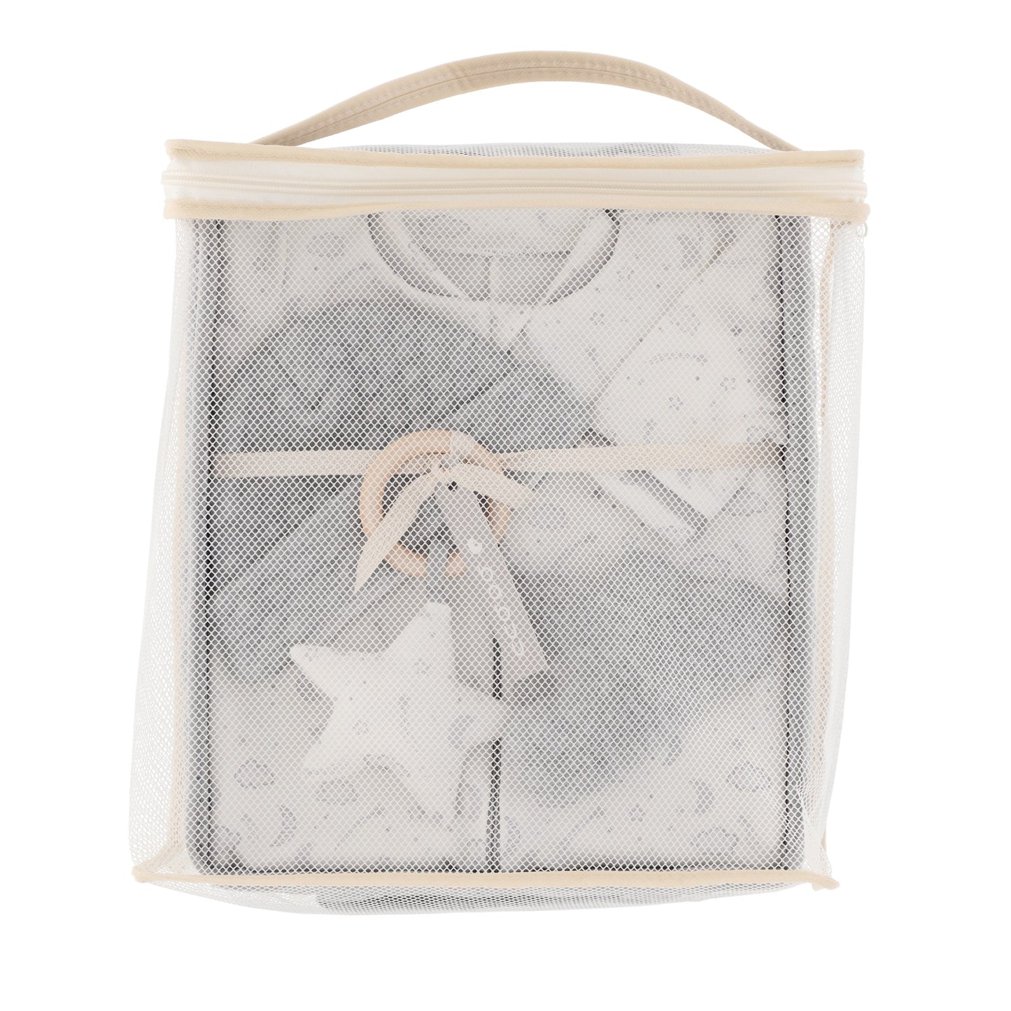 Cesto recién nacido mameluco estrellas gris