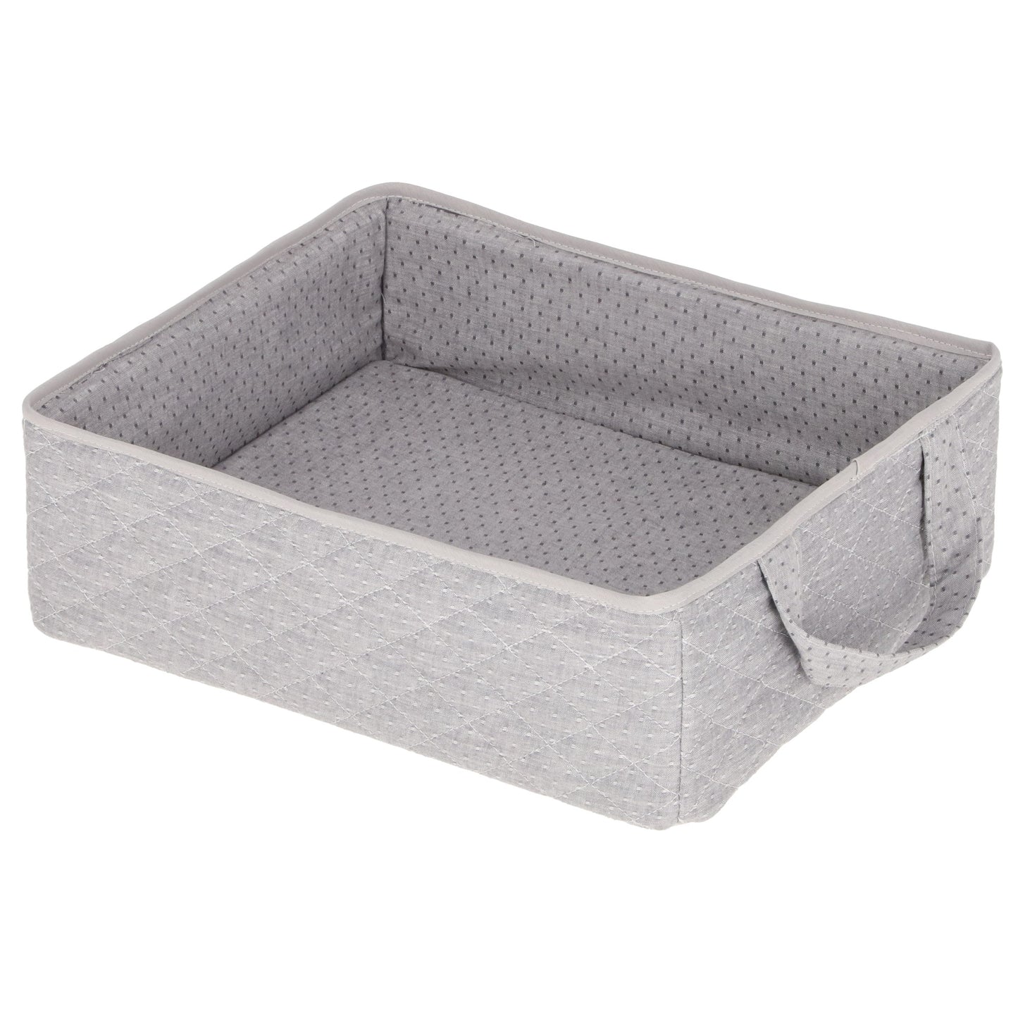 Cesto recién nacido mameluco estrellas gris