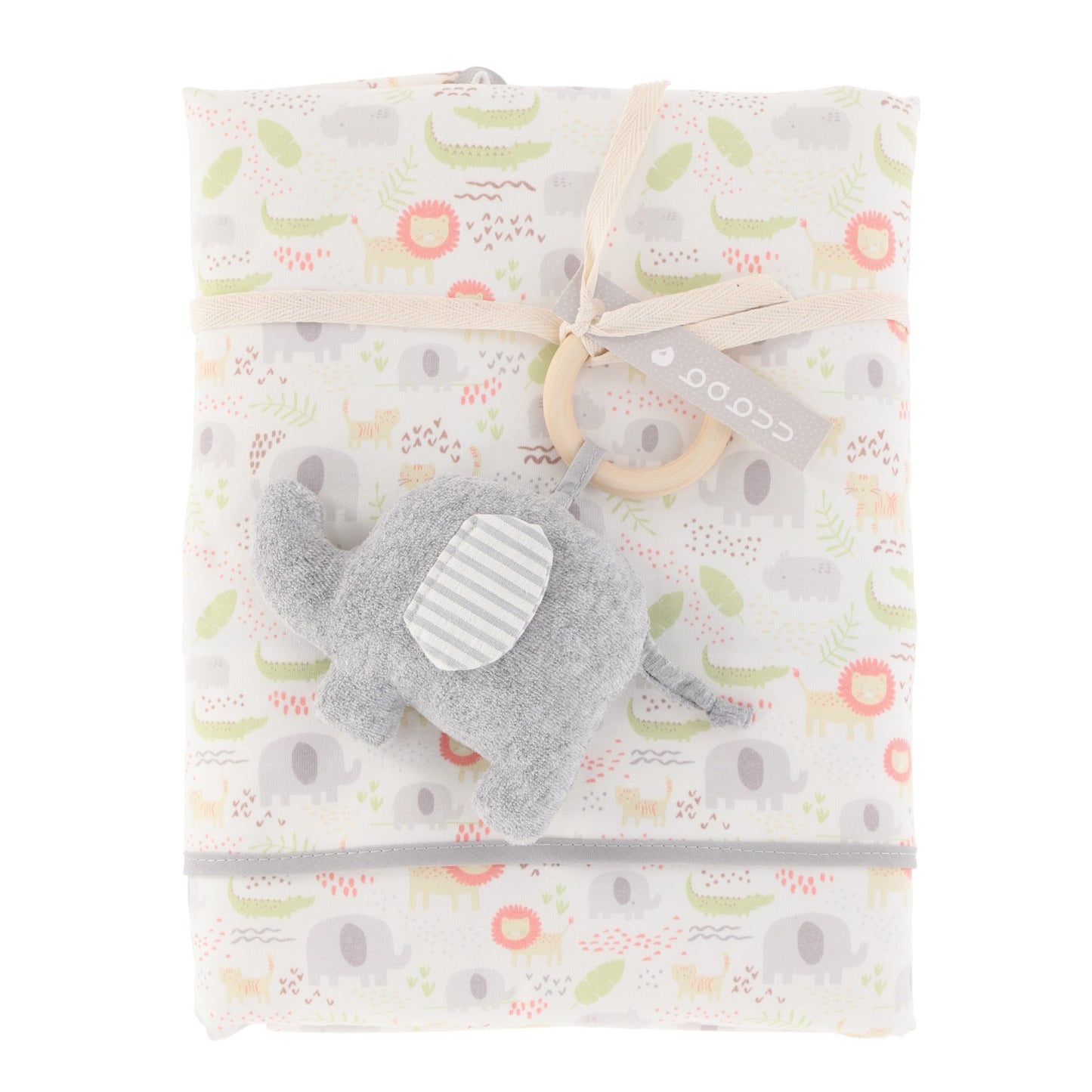 Set frazada con sonaja Safari