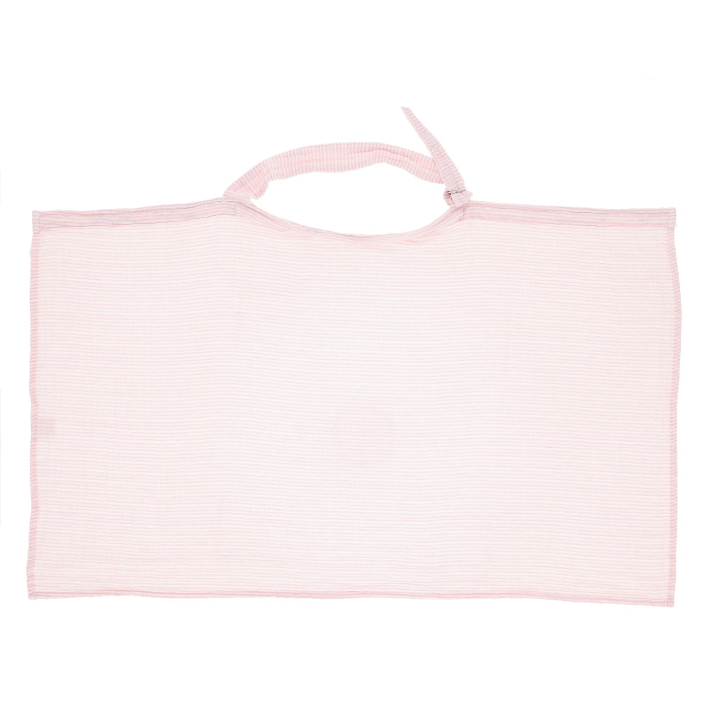 Babero de lactancia Muselina Raya Rosa