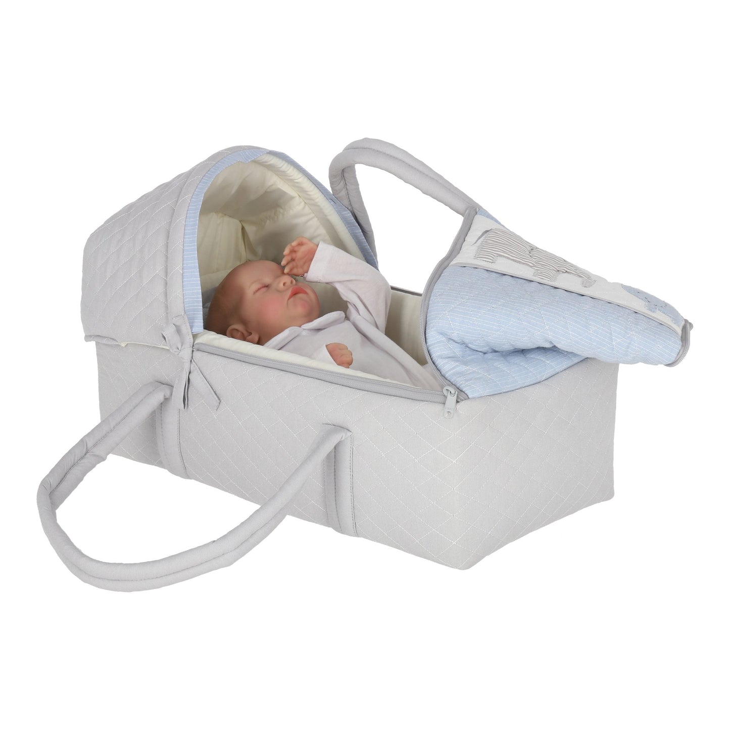 Bambineto muñeca bebe niño elefante azul