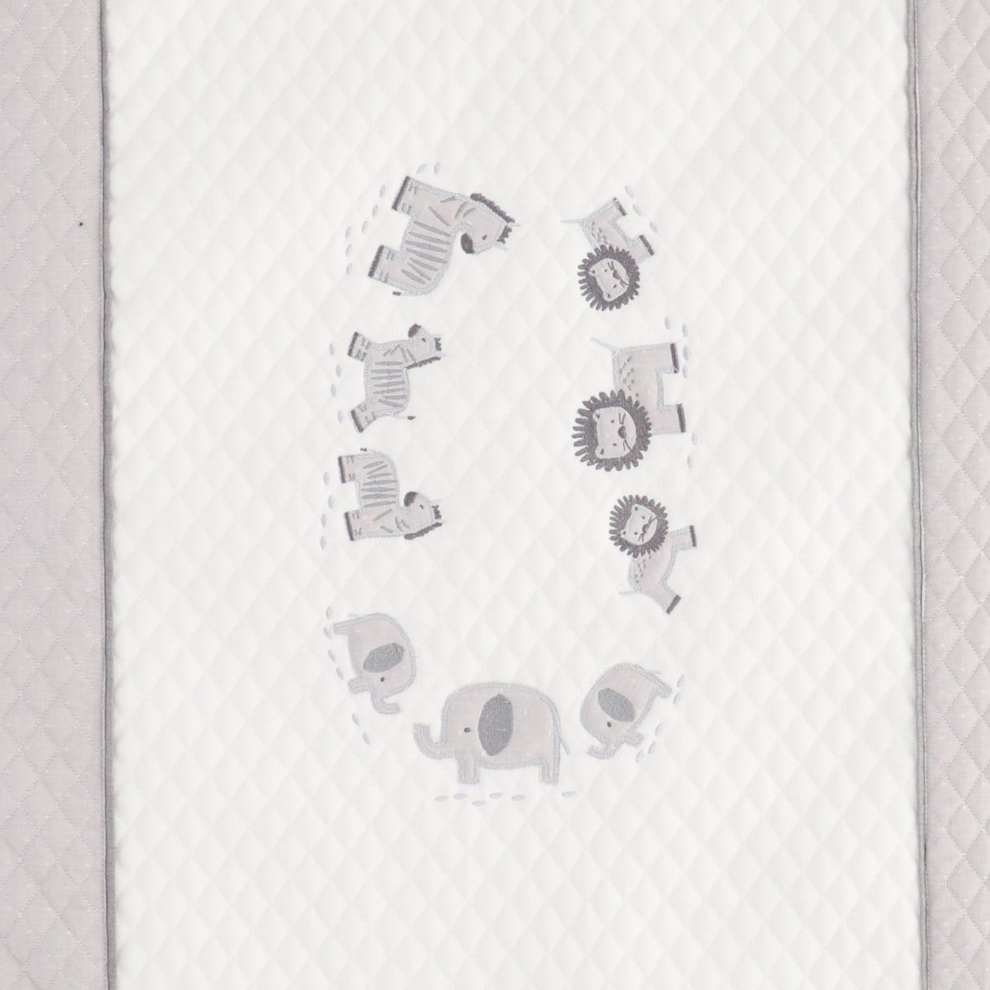 Juego de Cuna Medallón Selva gris