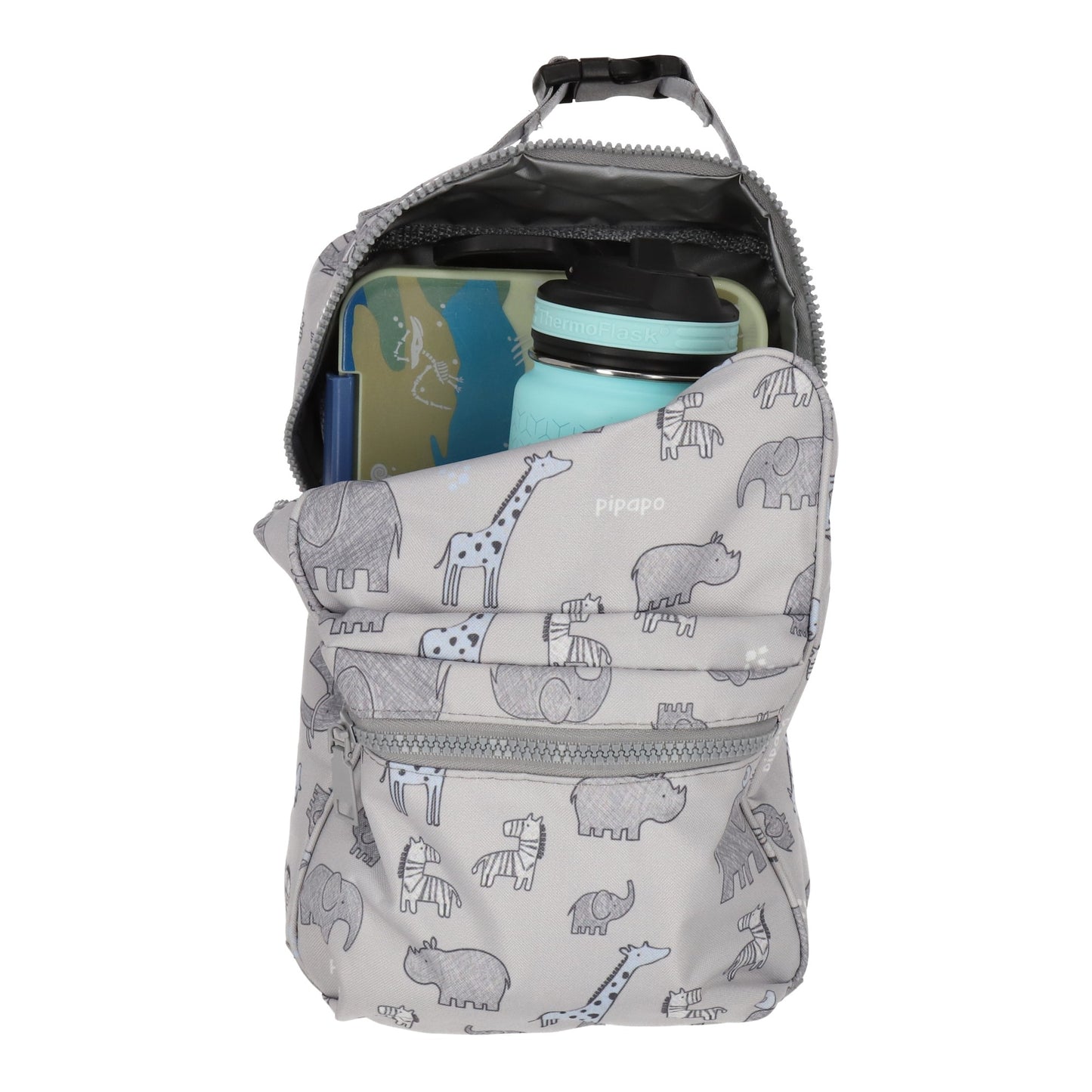 Set Mochila y Lonchera Elefante Azul
