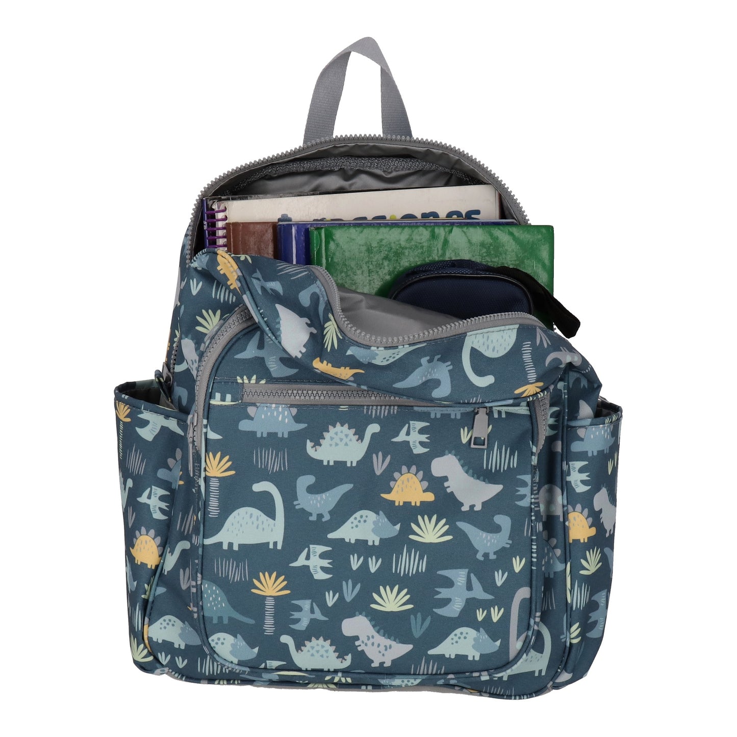 Set Mochila y Lonchera Dinosaurio Azul