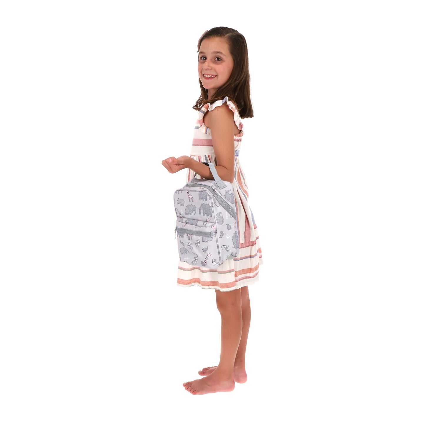 Set Mochila y Lonchera Elefante rosa