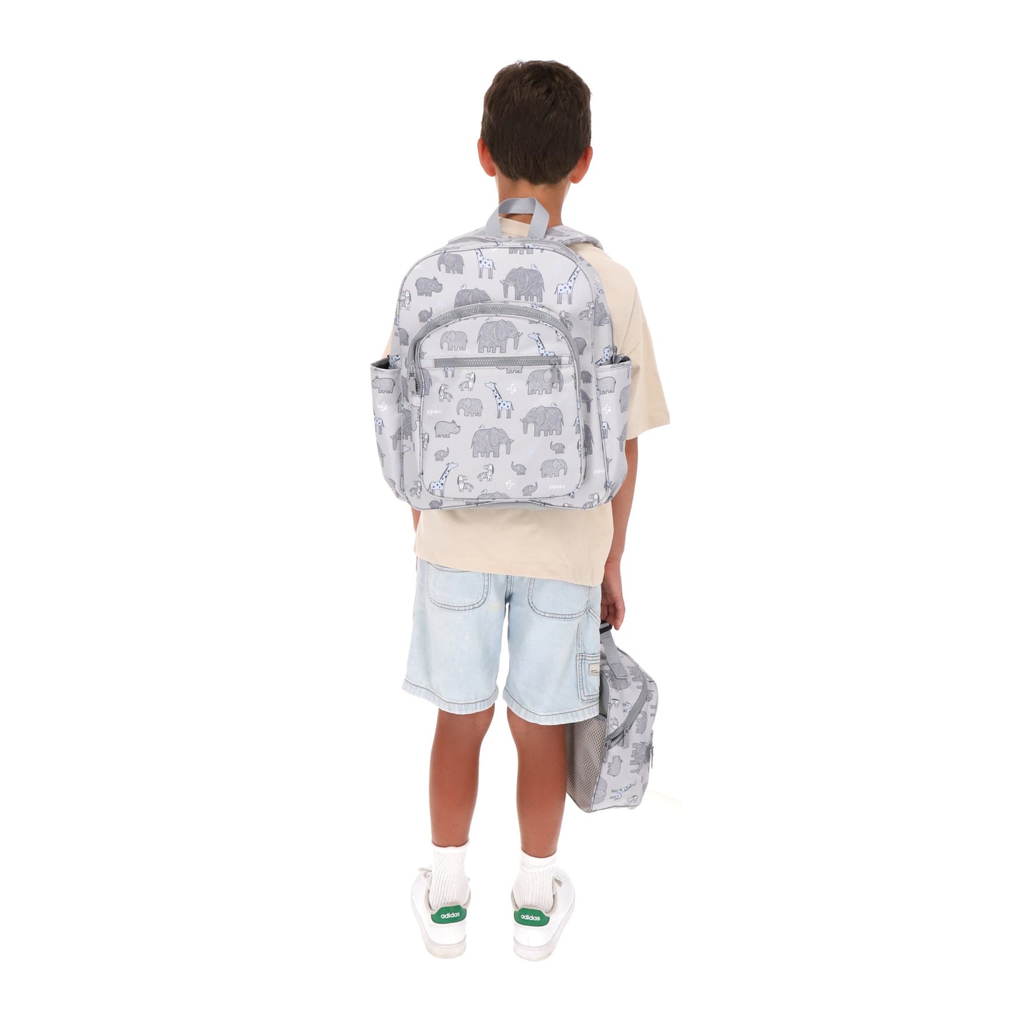Set Mochila y Lonchera Elefante Azul