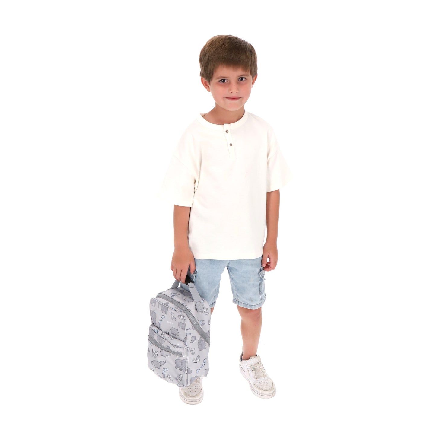 Set Mochila y Lonchera Elefante Azul