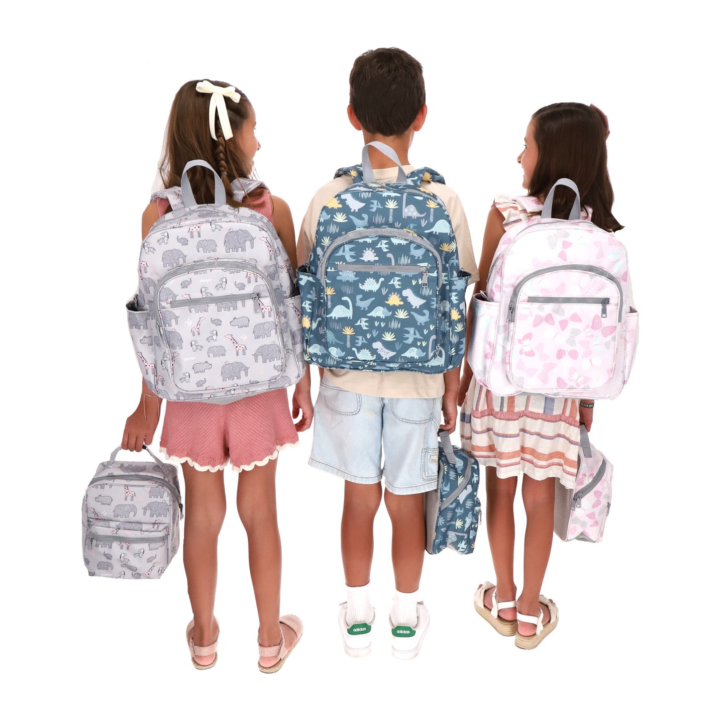 Set Mochila y Lonchera Dinosaurio Azul