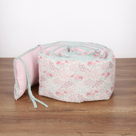 Protector de cuna Flor círculo