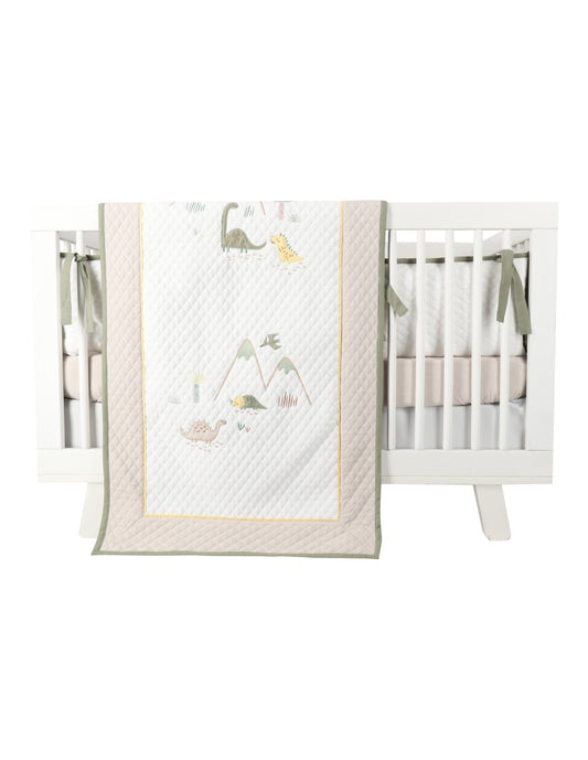 Juego de Cuna Dinosaurio verde