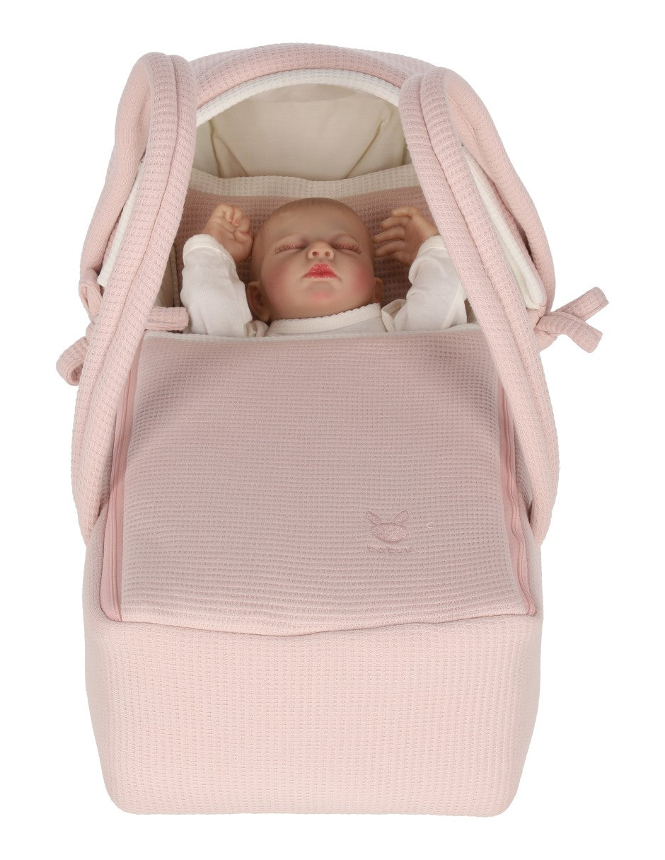 Bambineto muñeca Rosa cuadritos